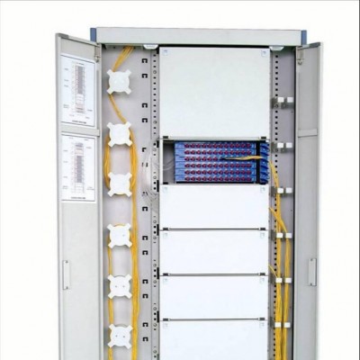 Multiple fiber optic distribution frame cold rolled steel