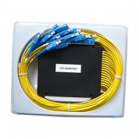 1*4 SC/UPC ABS-Box PLC Fiber Optic Splitter