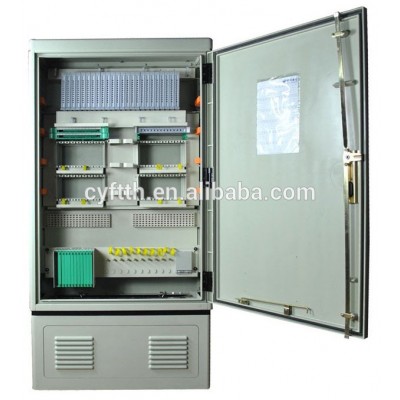 Fiber Optic Cross Connect Cabinet 144-fiber Jumper-free