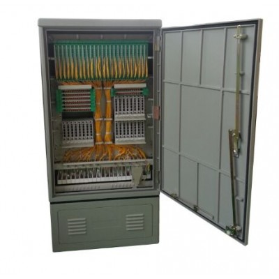 576Cores Cross Stainless Steel Connecting Cabinet Free from jumper cable transfer box(Wall mounted type)