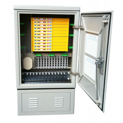 Stainless Steel Fiber Optic Cross Connection Cabinet